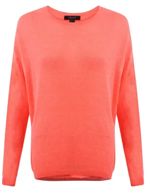 Amara Reya Wisteria orange lightweight jumper