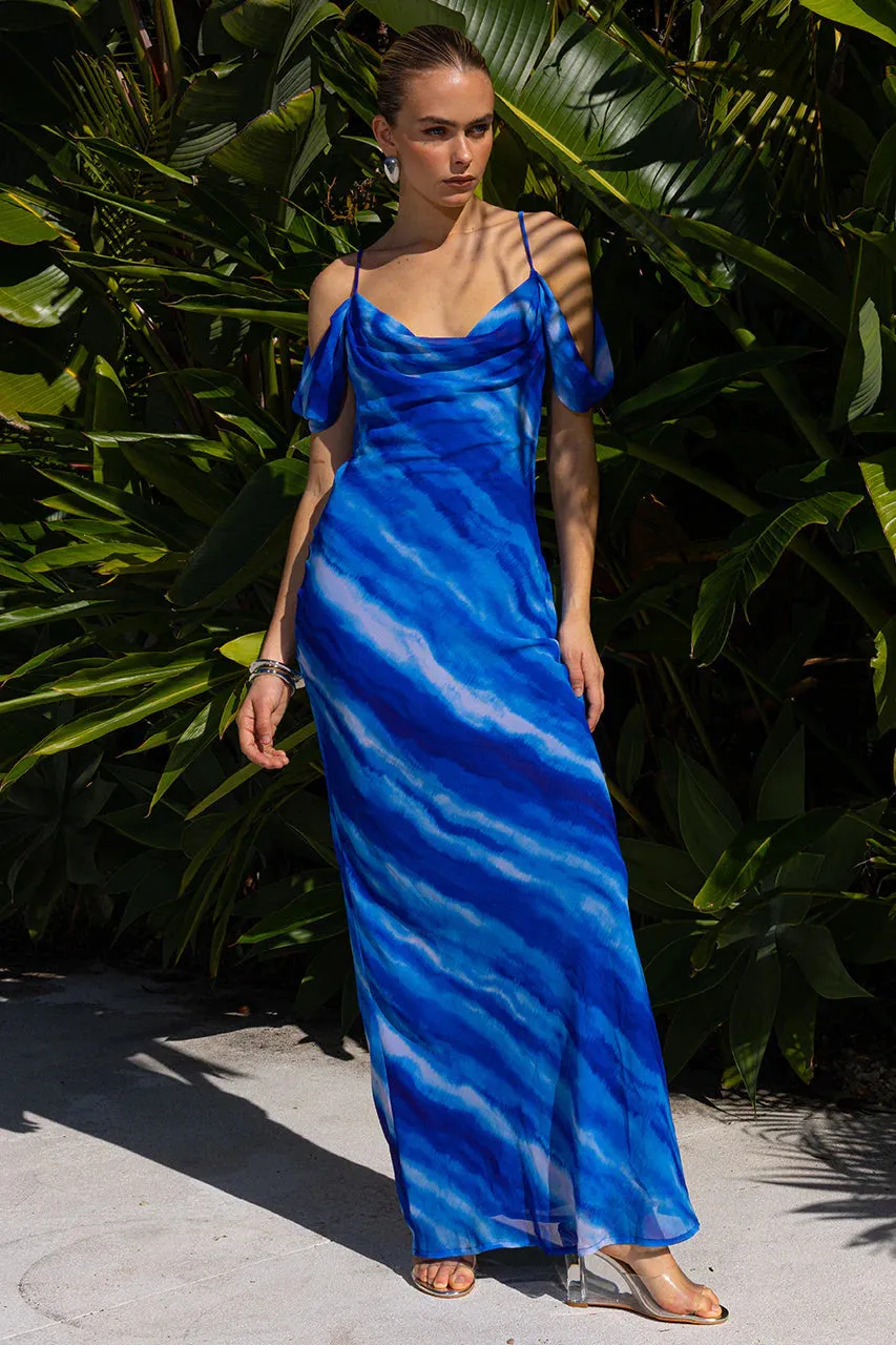 Atlantic Maxi Dress - Ocean