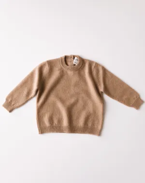Baby Cashmere Sweater - Caramel Brown