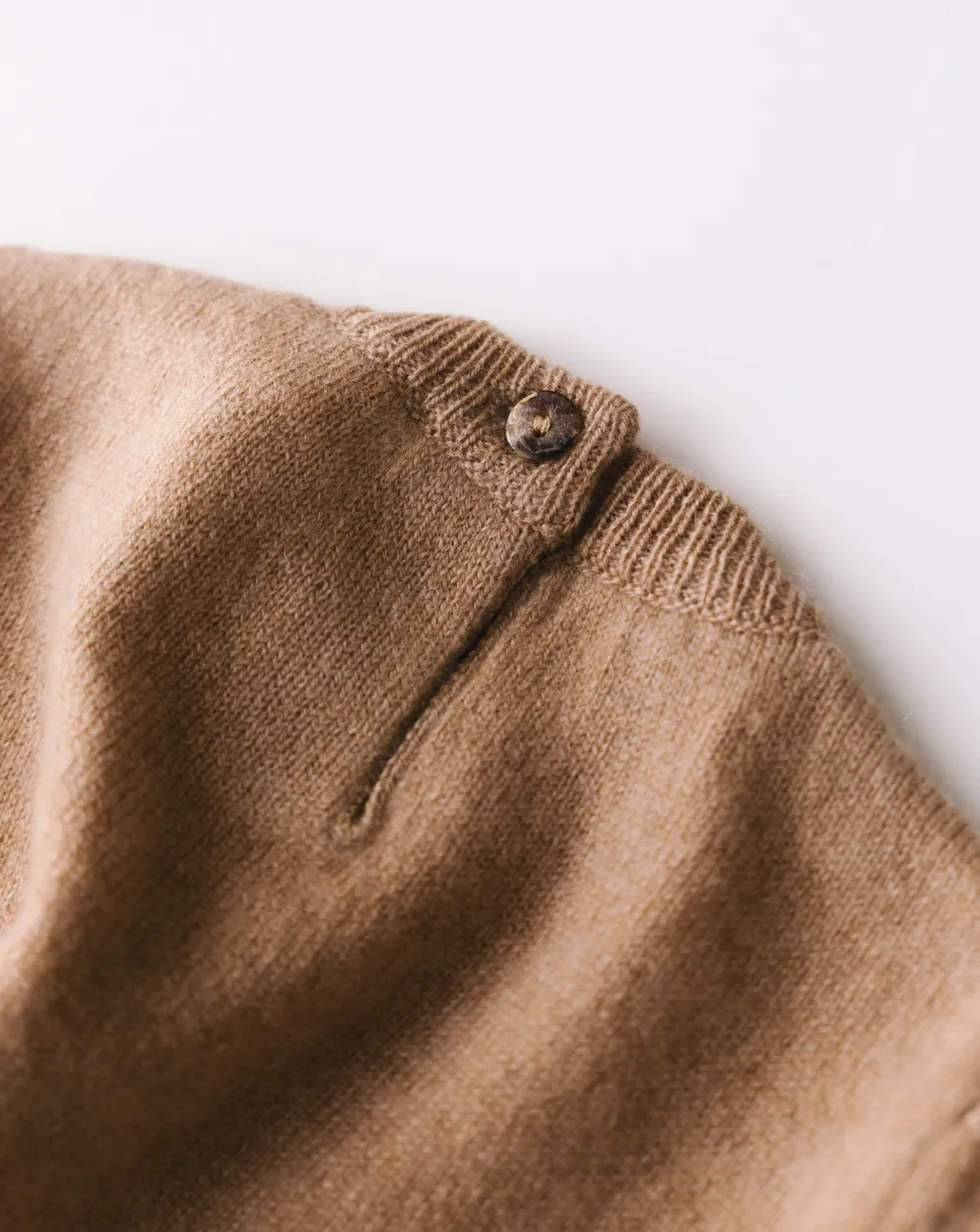 Baby Cashmere Sweater - Caramel Brown