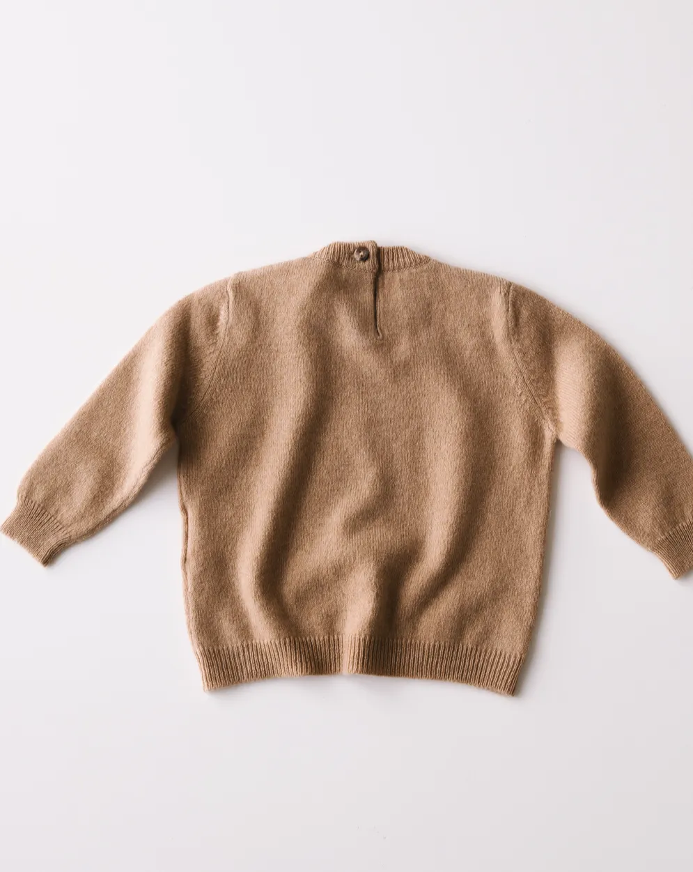 Baby Cashmere Sweater - Caramel Brown