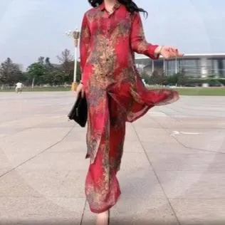 Comfortable Classy Set Feels Like Chiffon Dress or Pants