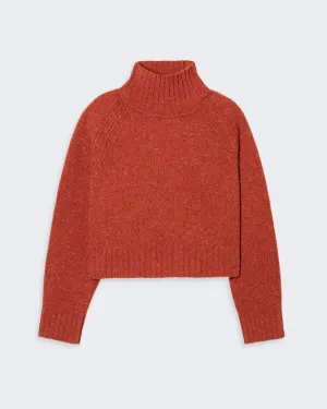 Cropped Turtleneck - Chai