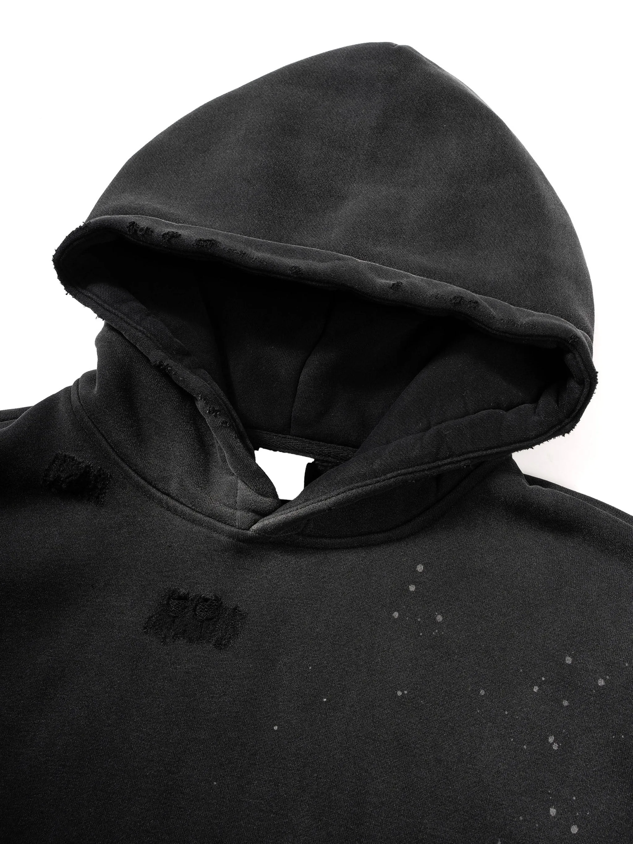 Devour Grunge Cerberus Distressed Hoodie