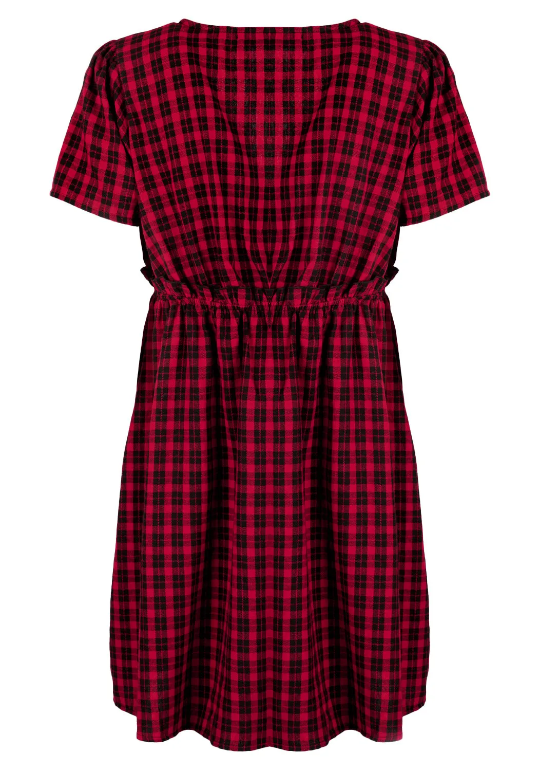 Dreadful Ruffle Smock Dress