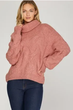 FINAL SALE Tenley Turtleneck Sweater Top