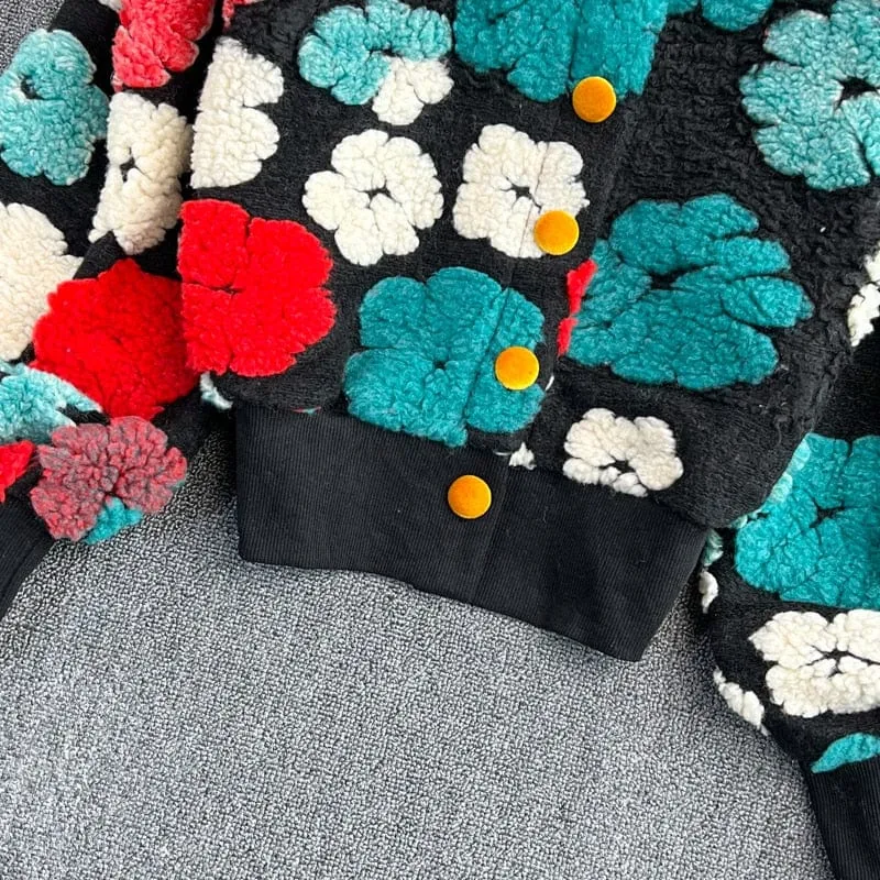 Flower Tufted Sweater