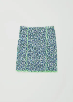 Gwen Skirt ~ Aqua