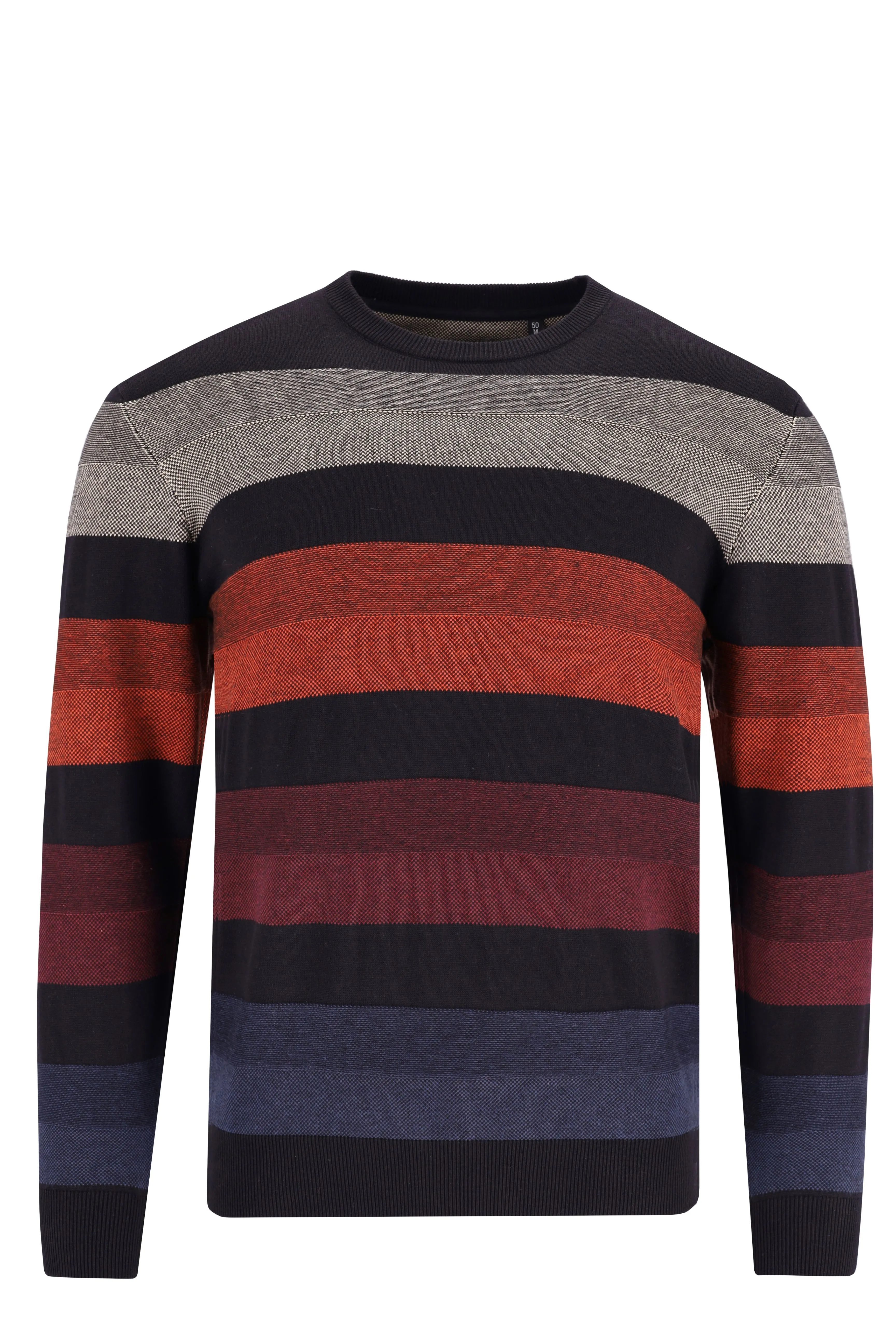 Hajo Striped Round Neck 27468 Jumper Bk R