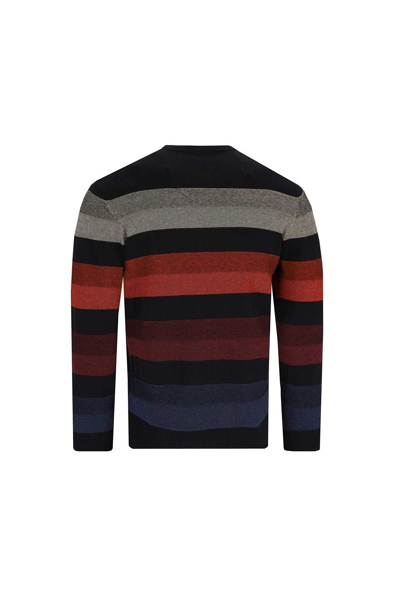 Hajo Striped Round Neck 27468 Jumper Bk R