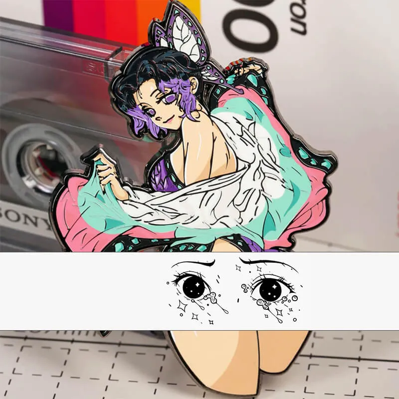 Hot Shinobu Kocho Enamel Pin