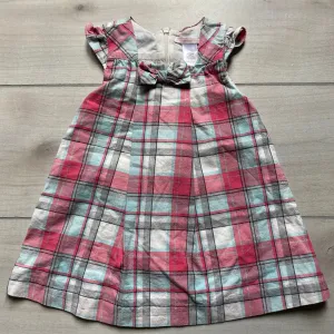 Janie & Jack Plaid Jumper Dress