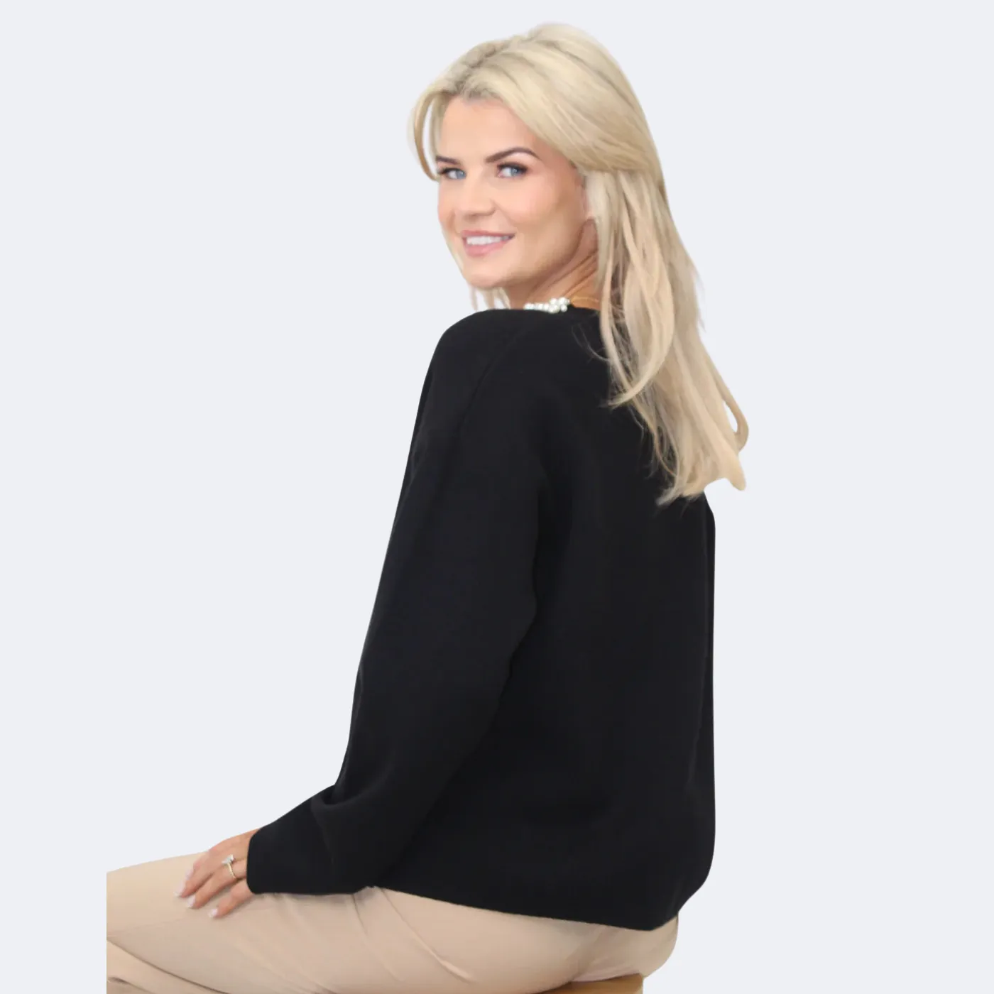Kate & Pippa Annabelle Pearl Knit Jumper