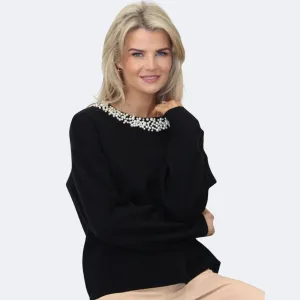 Kate & Pippa Annabelle Pearl Knit Jumper