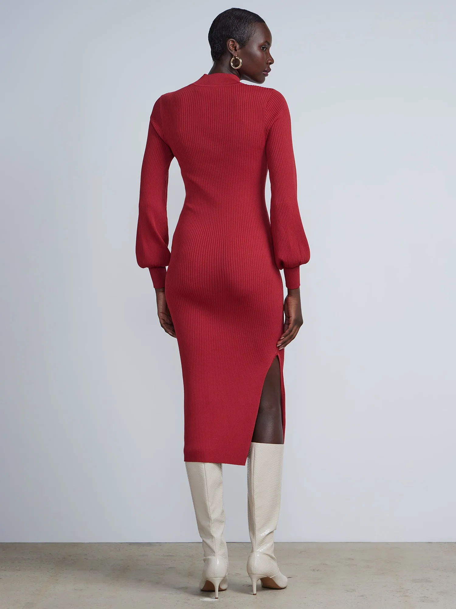 Keyhole Sweater Dress