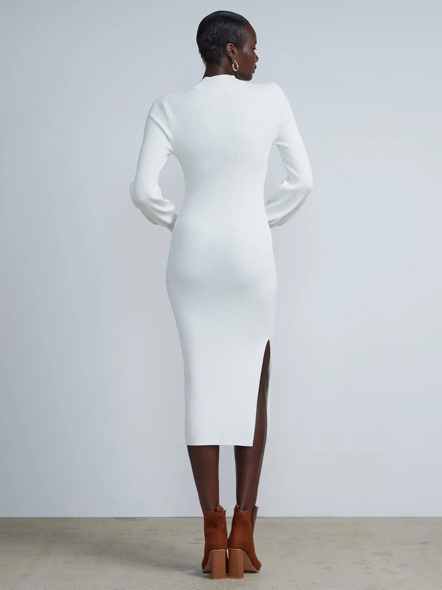 Keyhole Sweater Dress
