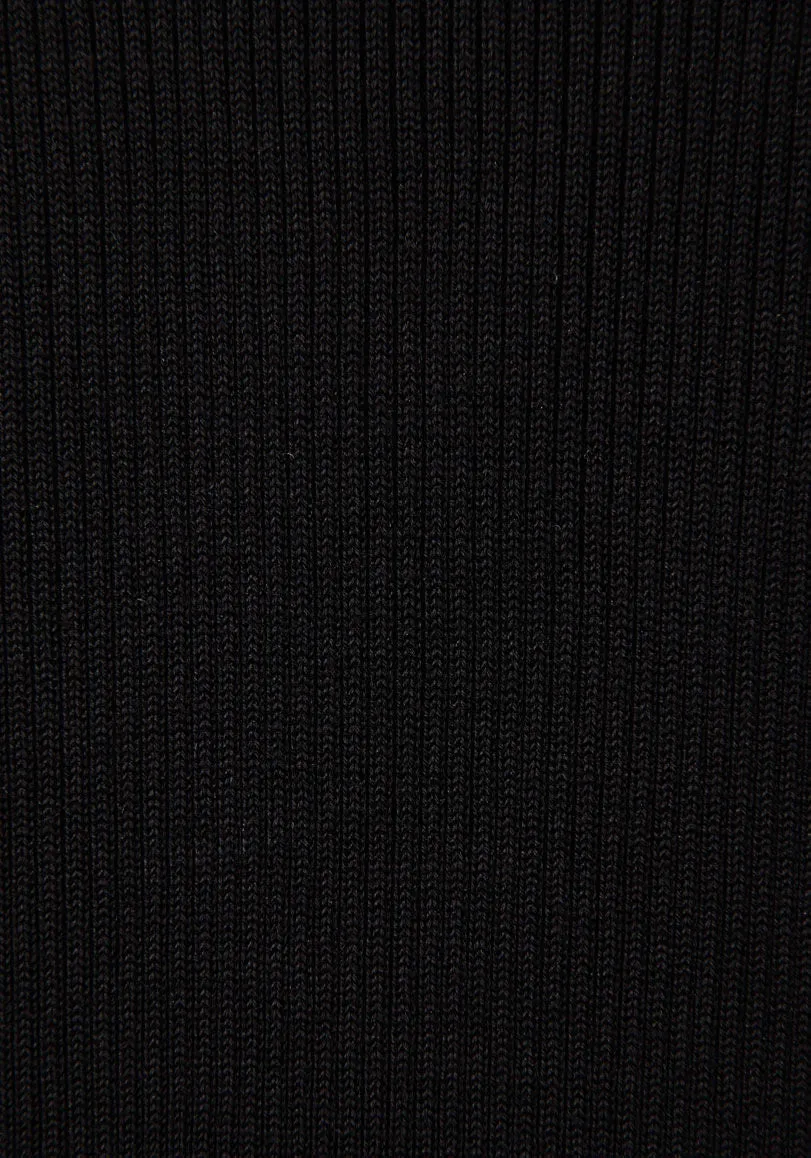 Knit Rib Turtleneck
