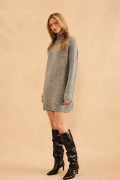 Lewis Sweater Dress - Overcast