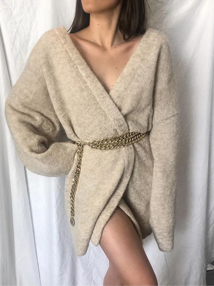 Loose Casual Knitted Cardigan