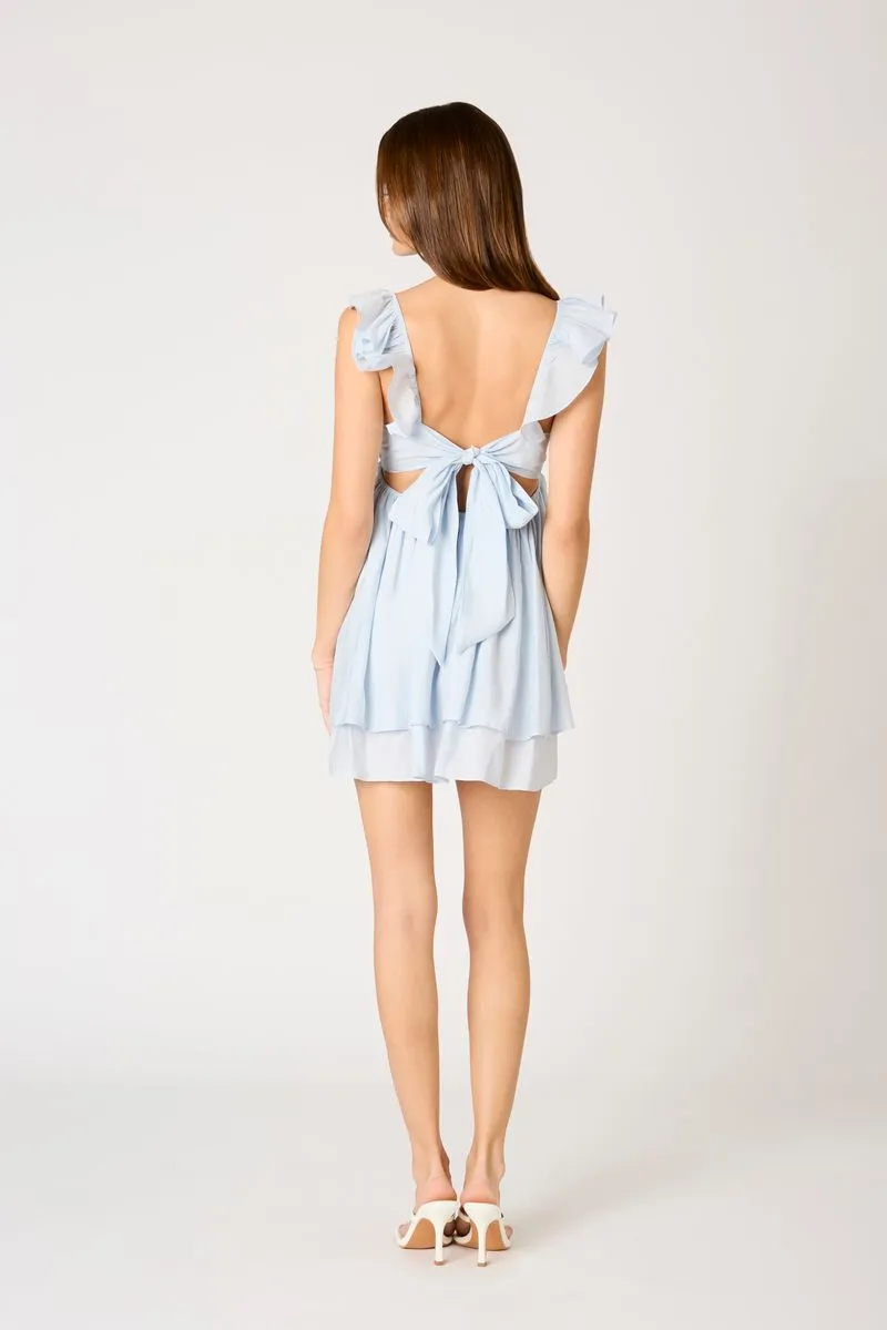 Luxe Babydoll Mini Dress