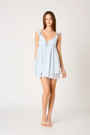 Luxe Babydoll Mini Dress