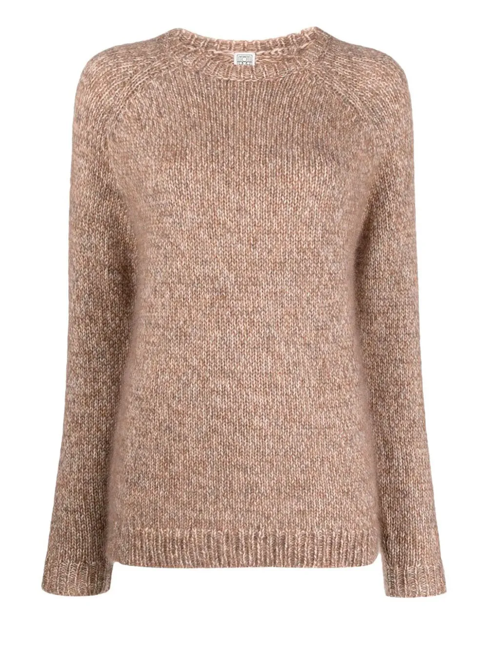 Mélange wool-blend jumper