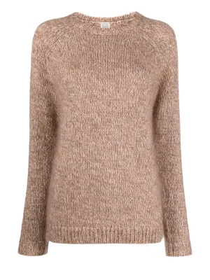 Mélange wool-blend jumper