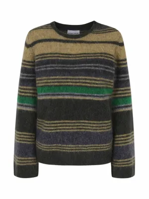 Mohair striped jumper