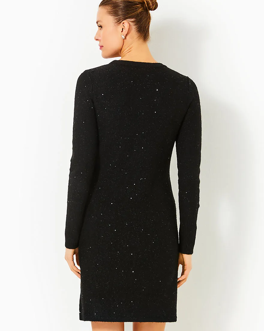 Morgen Sequin Sweater Dress