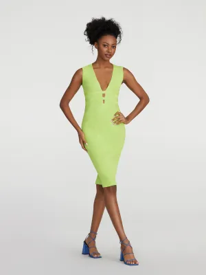 Natalie V-Neck Sweater Dress