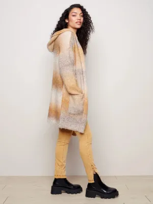 OMBRE SPACE DYE CARDIGAN