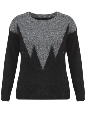 Periwinkle Womens Jumper in Anthracite - Amara Reya