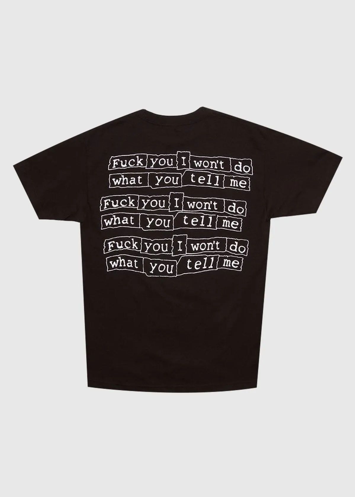 PLEASURES: SURRENDER SS TEE [BLACK]