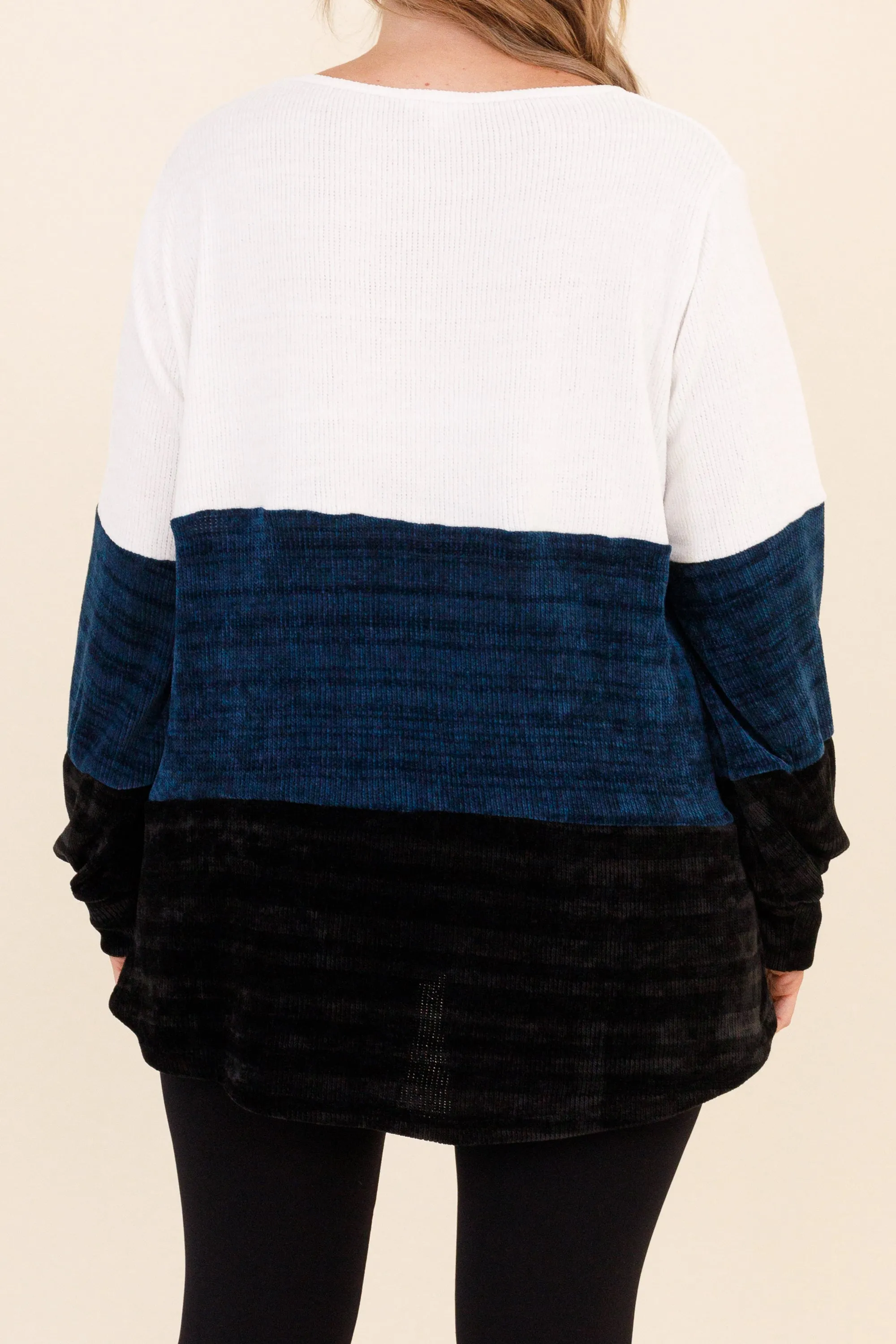Remarkable Talents Sweater, Ivory Navy
