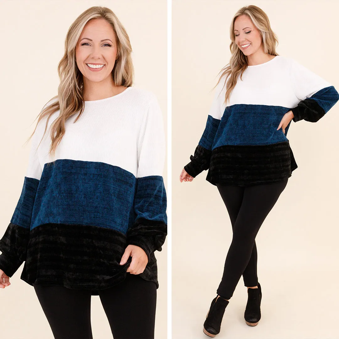 Remarkable Talents Sweater, Ivory Navy