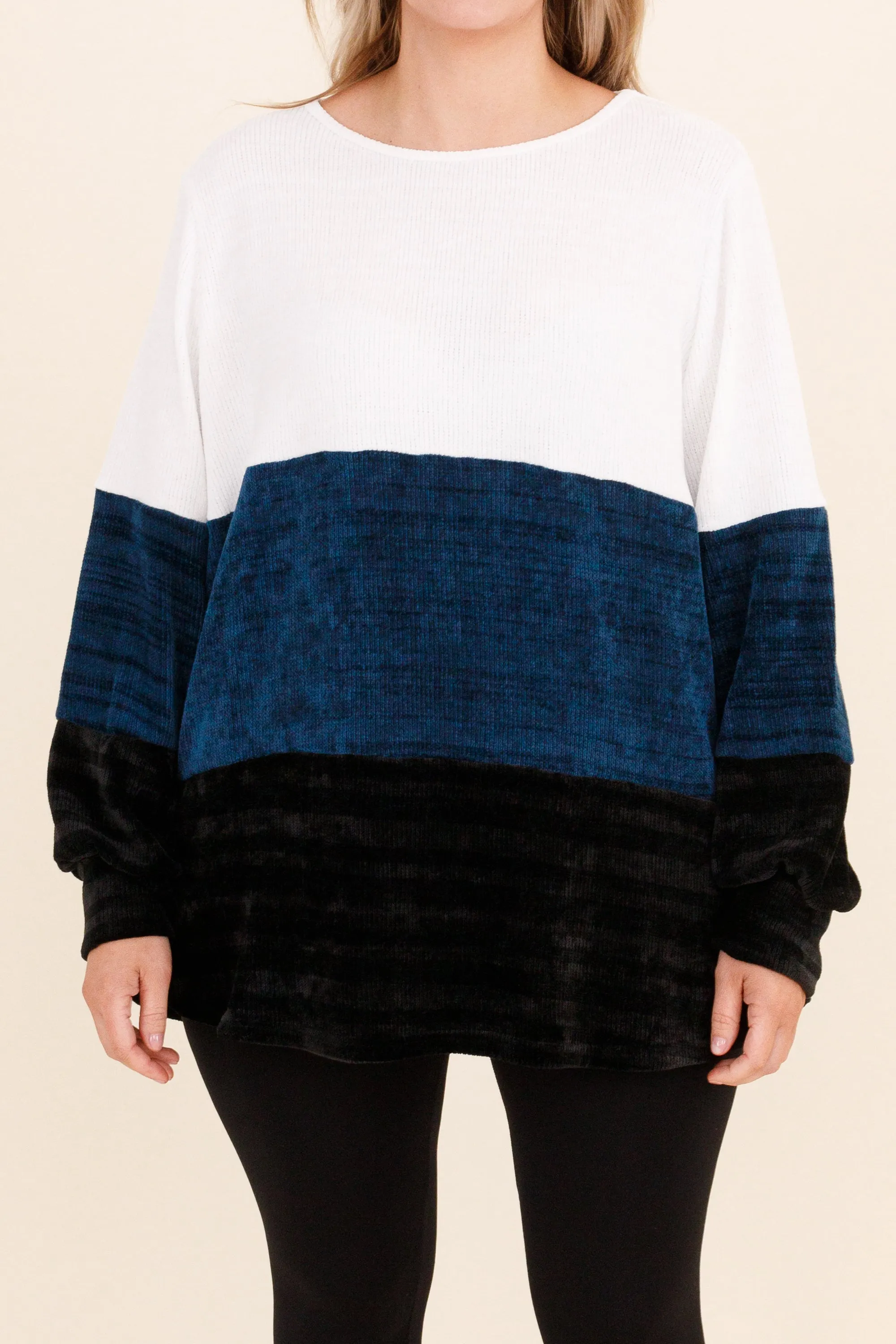 Remarkable Talents Sweater, Ivory Navy