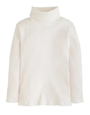 Ribbed Turtleneck - Ivory