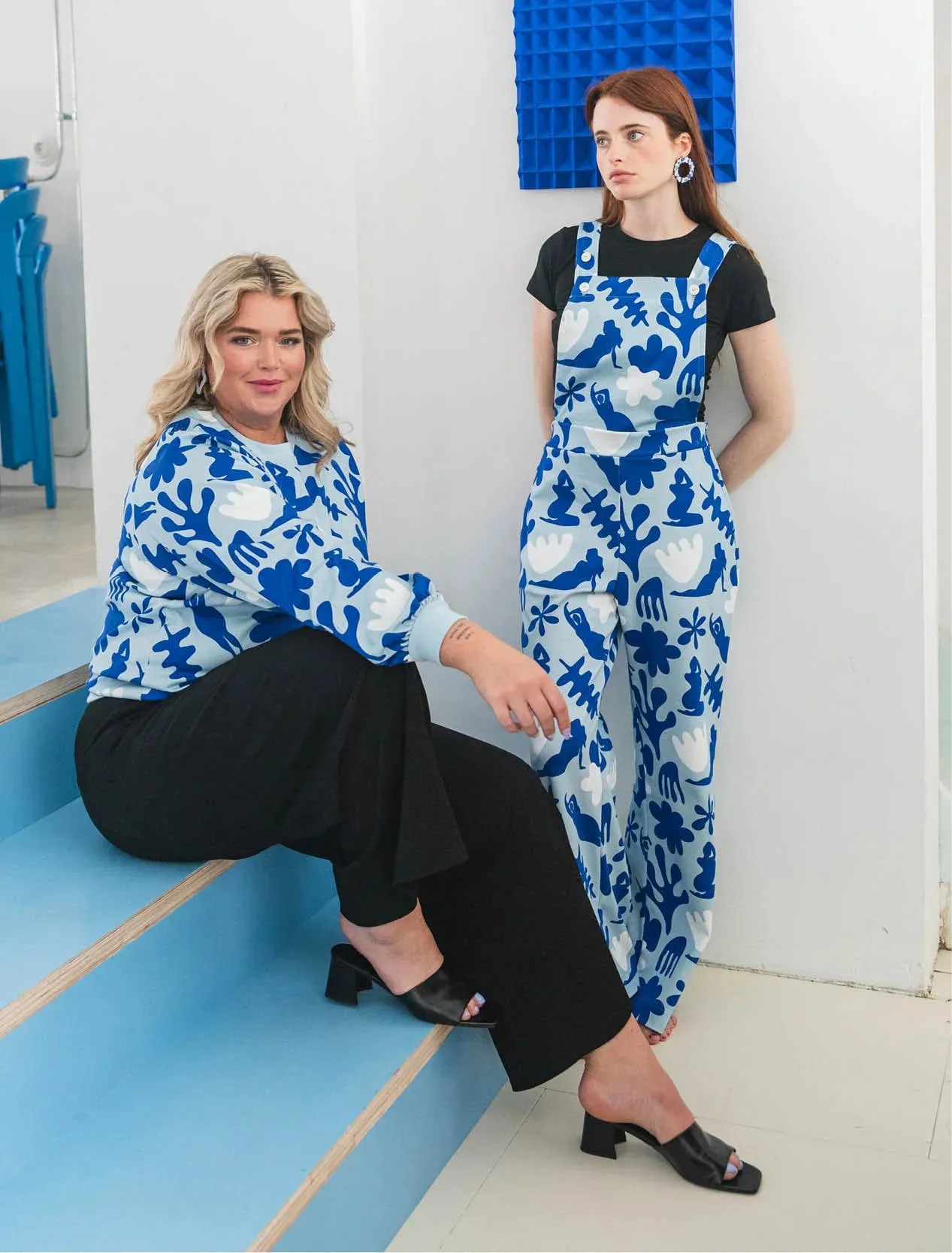 Rita Sweater Vedenalaista Blue