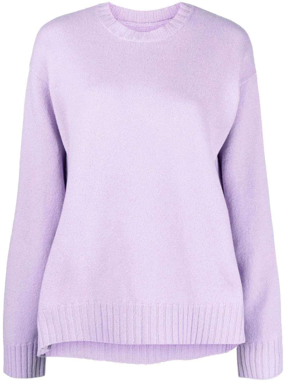 Round neck back detail jumper