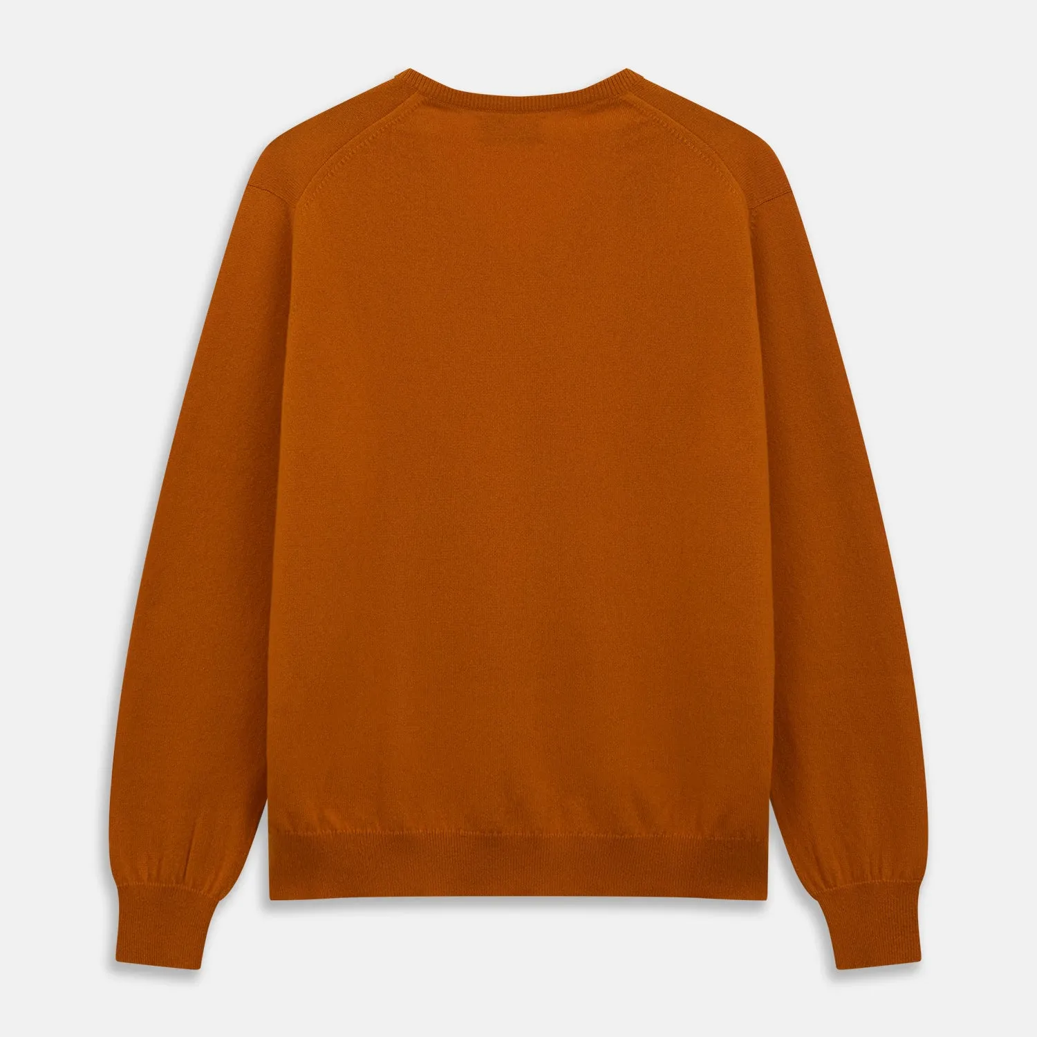 Rust Paden V-Neck Jumper