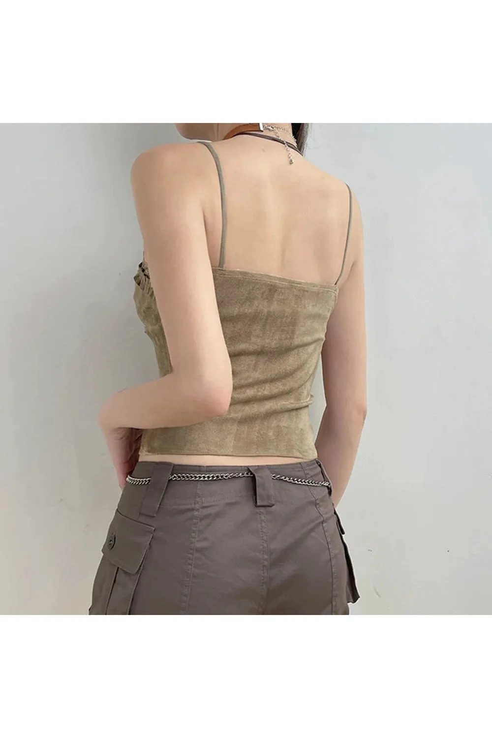 Sandy Serenade Lace Cami Top