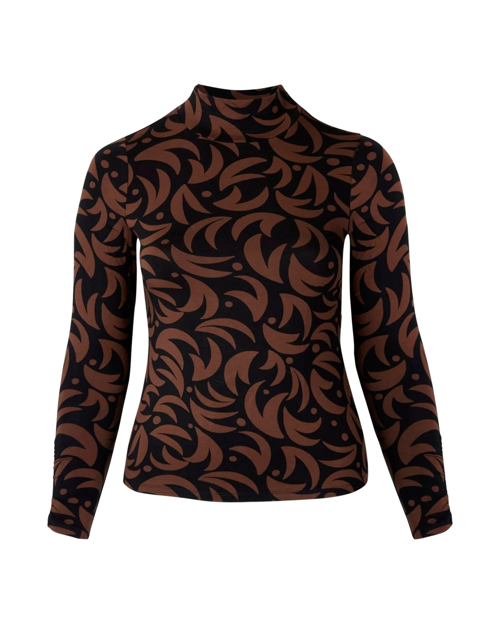 Shanice Turtleneck | Black / Brown