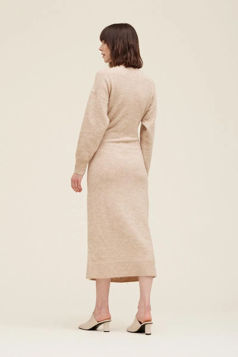 Side Tie Sweater Dress