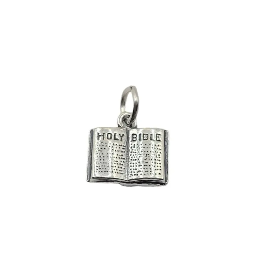 Sterling Silver Bible Charm