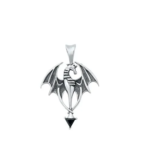 Sterling Silver Dragon Charm