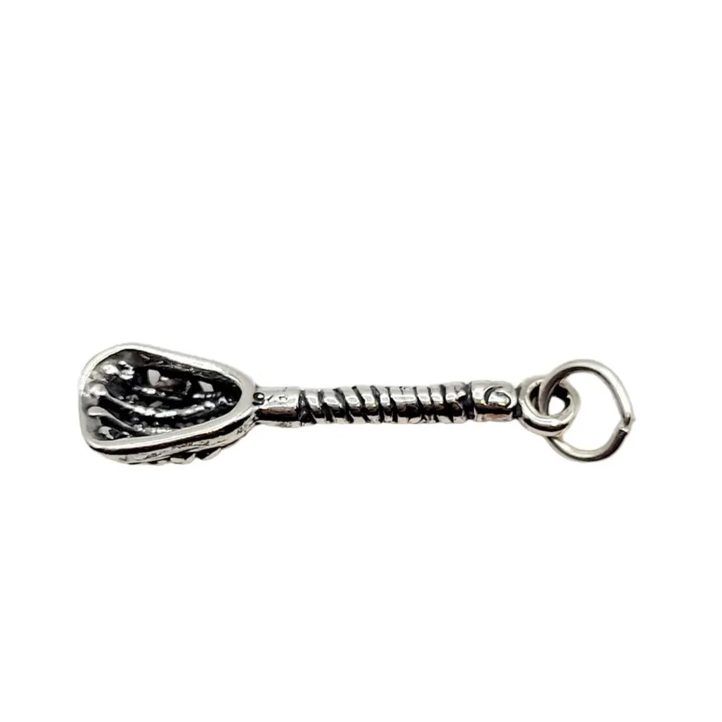 Sterling Silver Lacrosse Charm