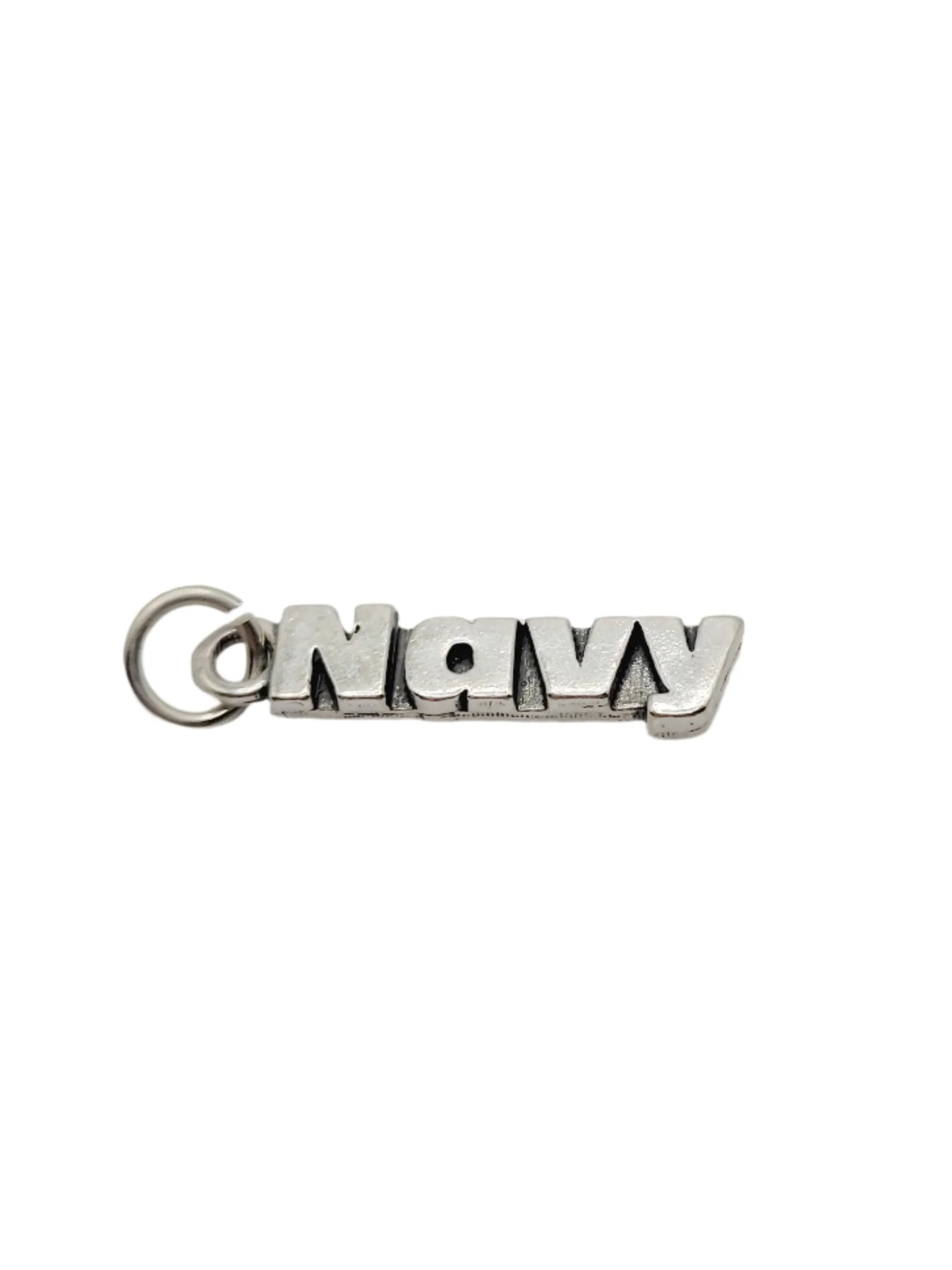 Sterling Silver Navy Charm