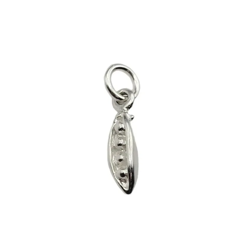 Sterling Silver Peas In A Pod Charm