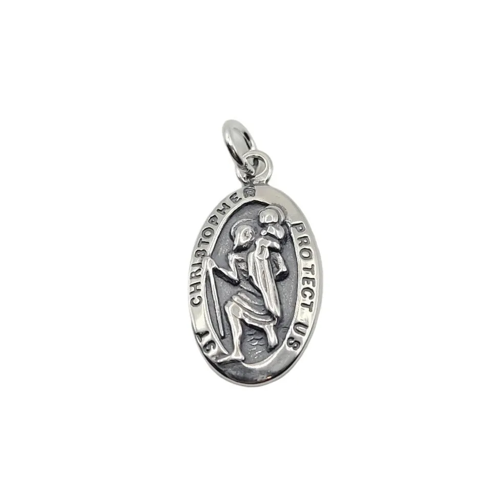 Sterling Silver Saint Christopher Charm