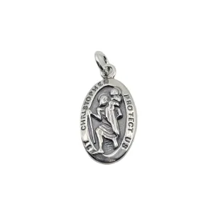 Sterling Silver Saint Christopher Charm